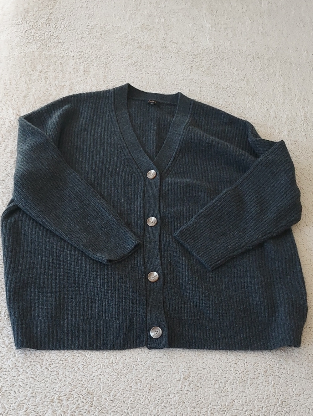 EUC QUINCE oversized cashmere cardigan